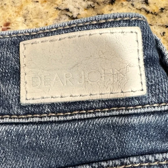 Dear John Jeans Womens 27 Mid Rise Skinny Stretch Medium Wash Denim - Picture 6 of 13